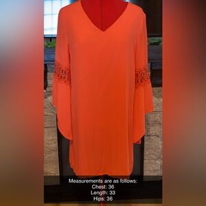 Almost Famous Coral Tunic M